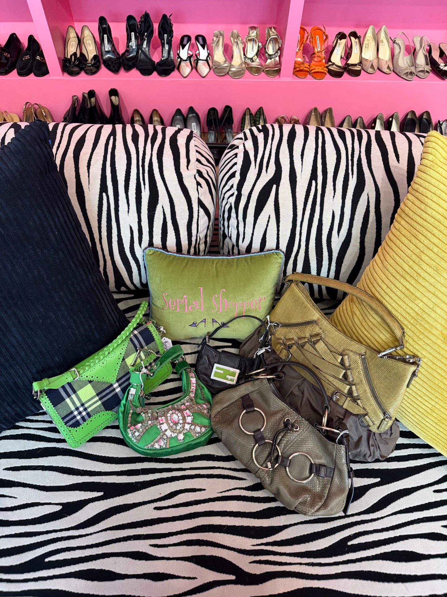 Vintage Yves Saint Laurent Tom Ford Era Exotic Green Snakeskin Saharienne O-Ring Bag - SKU TUV #8