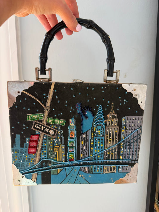Vintage NYC Cigar Box purse TUV #256