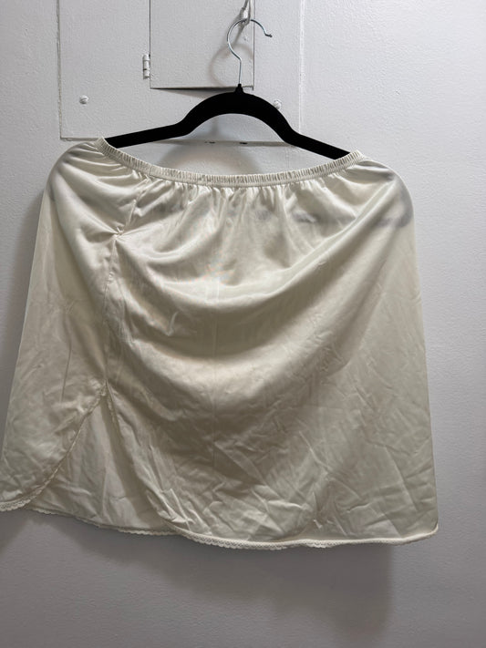 Vintage white slip skirt - TUV #432343