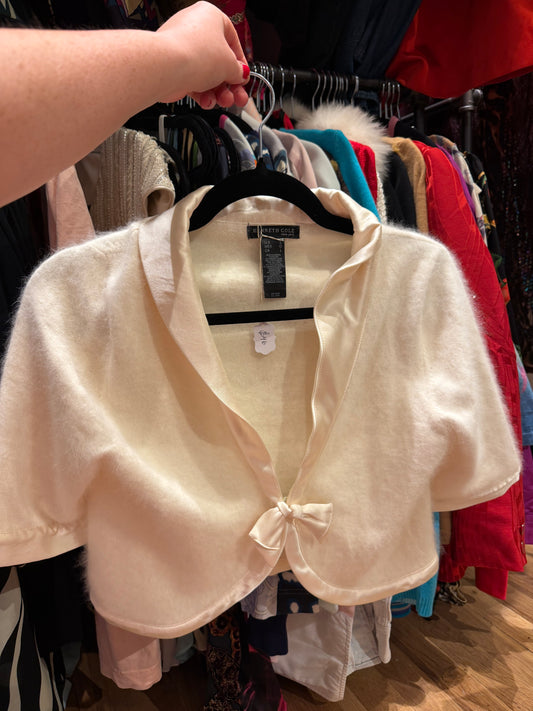 Kenneth Cole rabbit fur bolero