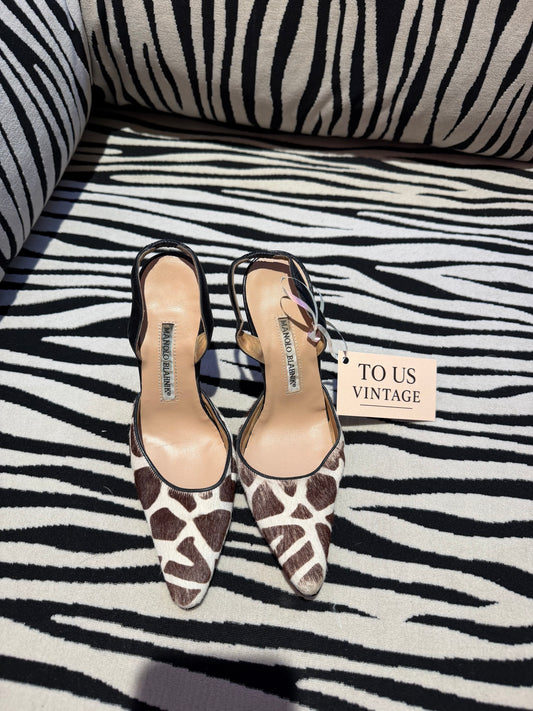 Manolo Blahnik Pony hair pumps size 36 - TUV #32346
