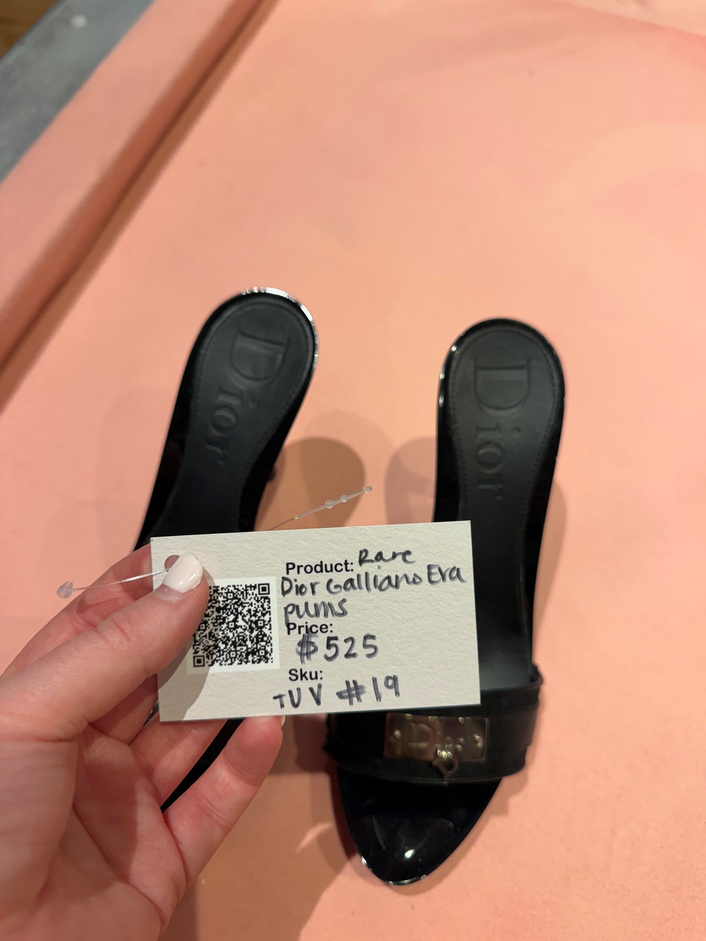 Rare Dior Galliano Era Pumps size 37.5 TUV #19
