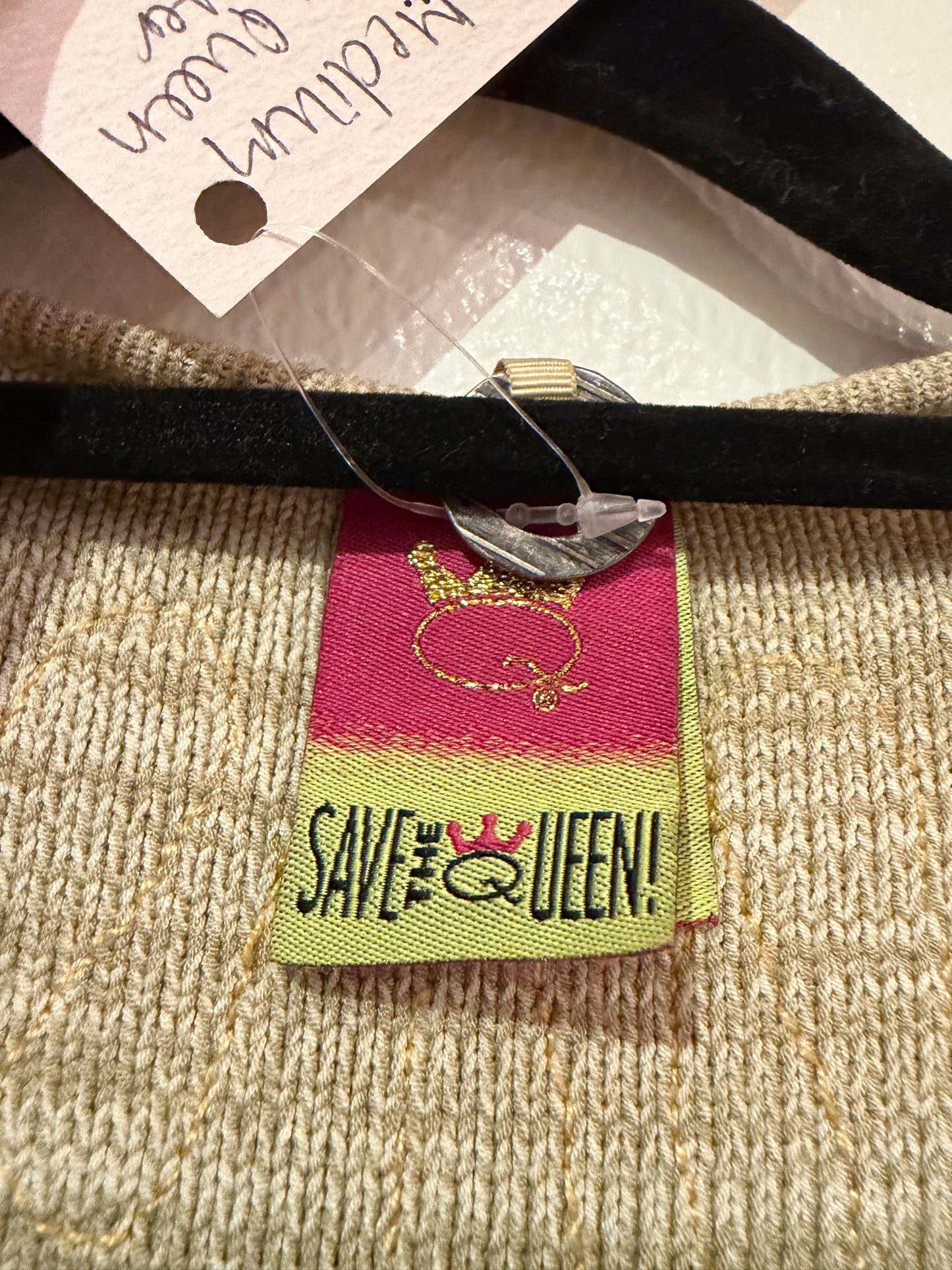 Save the queen y2k sweater size M - TUV #123421
