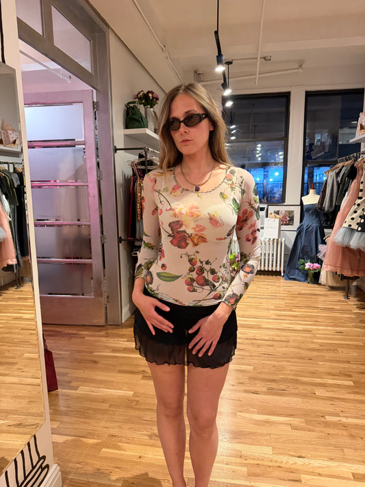 Vintage Roberto 2005 Cavalli Sheer Blouse size 44 - sku TUV #16