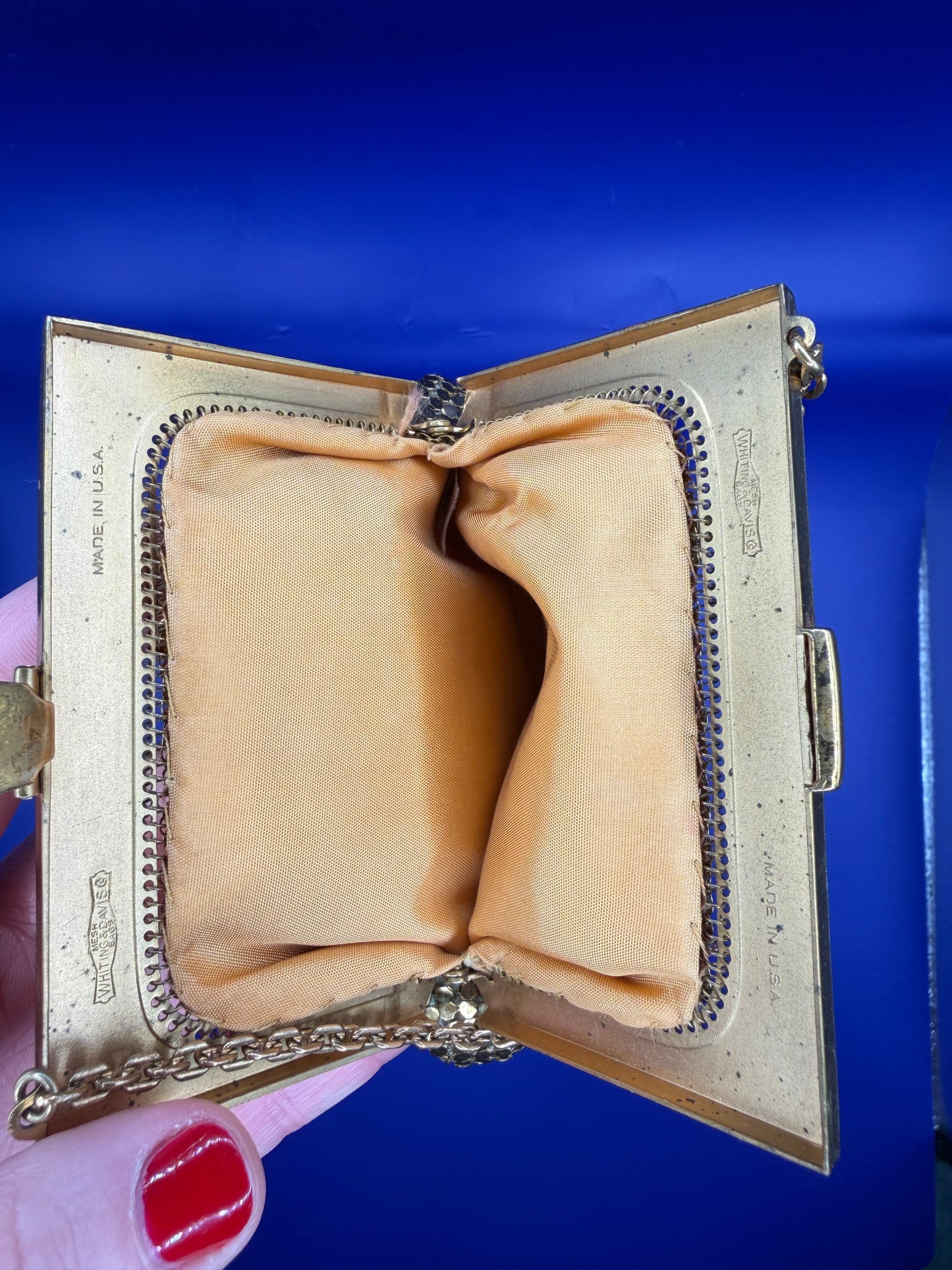Vintage Mini Mesh Gold Purse