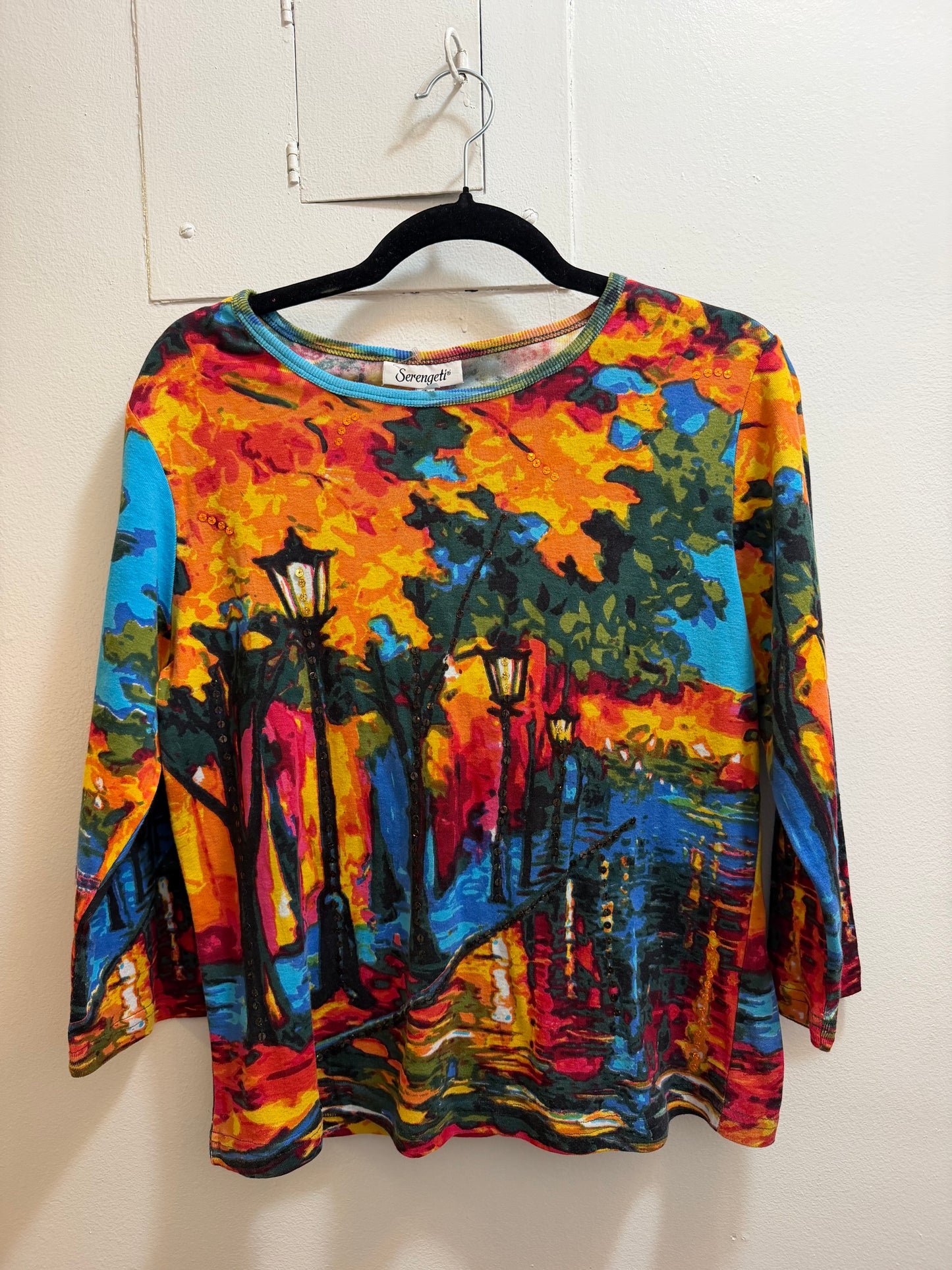 Lamp post bedazzled tee - tuv #123234