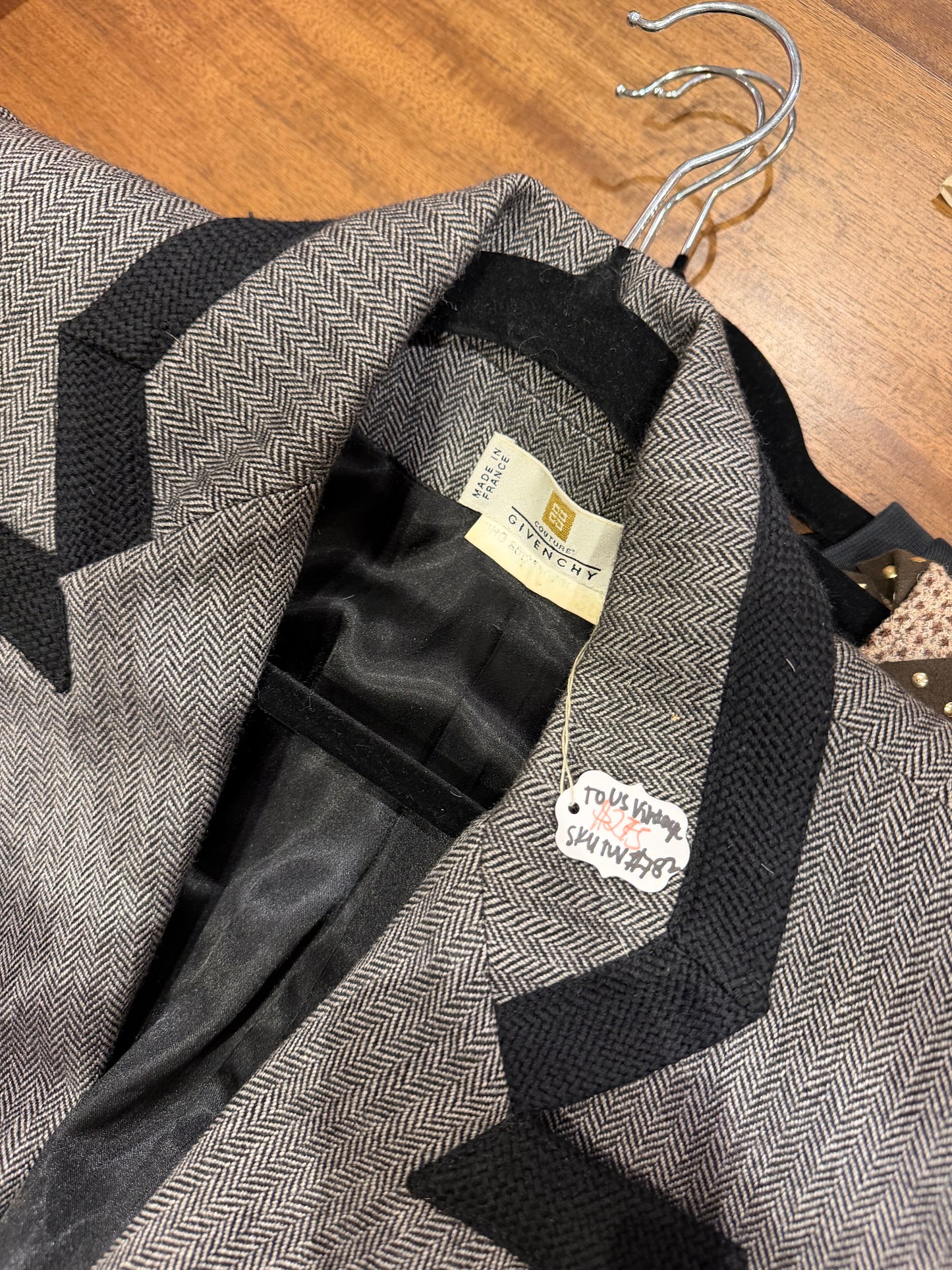 Givenchy Houndstooth Blazer - sku TUV #782