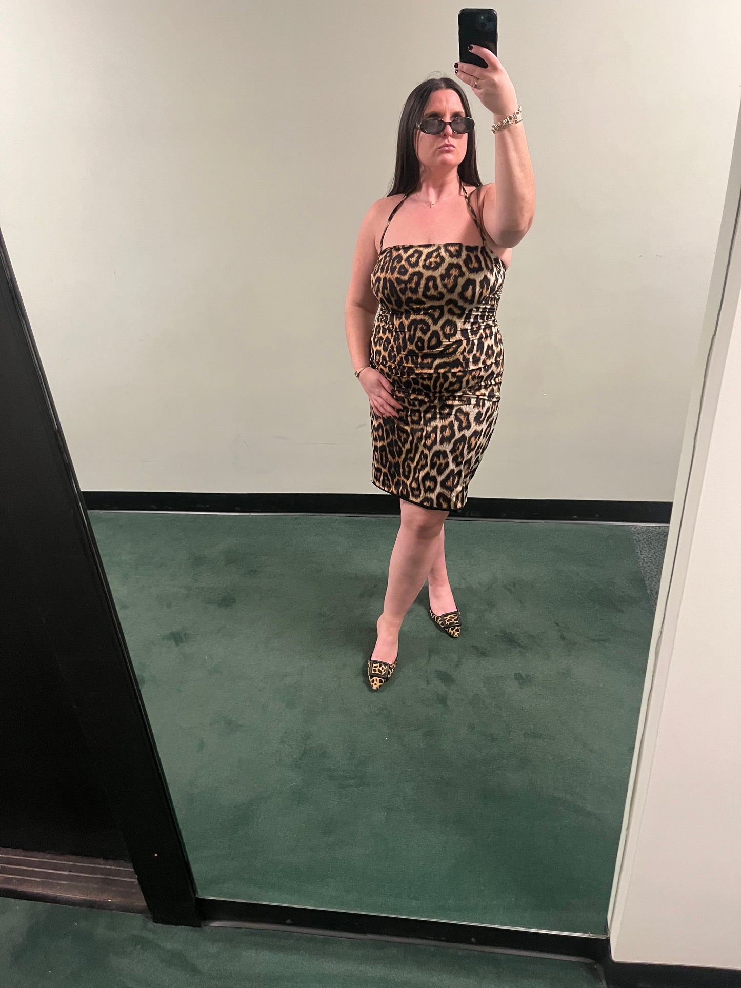 Just Cavalli Cheetah Dress size L - sku tuv #78