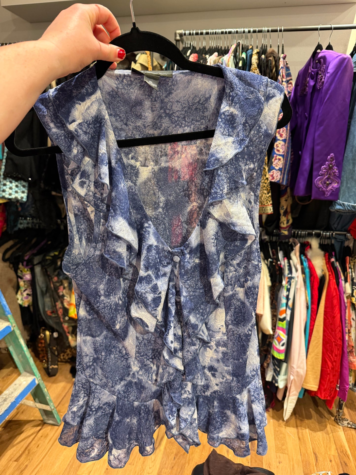 International Concepts Blue Ombre tank top XL